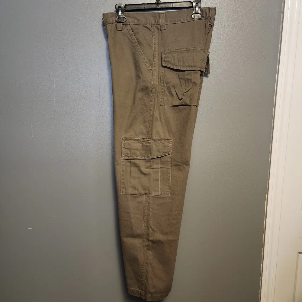 VTG 90's Levi's Silvertab tan cargo pants size 31x30 - Picture 7 of 12